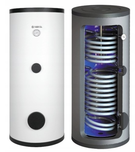 Wymiennik c.w.u. SB-301 stojący z dwoma wężownicami SB-301.PL
