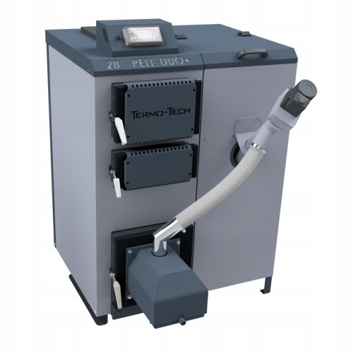 Termo-Tech PELL DUO 18 KW kocioł na pellet z zasobnikiem prawy
