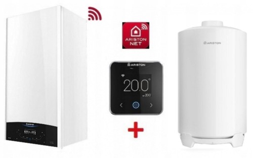 Pakiet Kocioł GENUS ONE SYSTEM 24 zasobnik BCH 120 termostat wi-fi Ariston