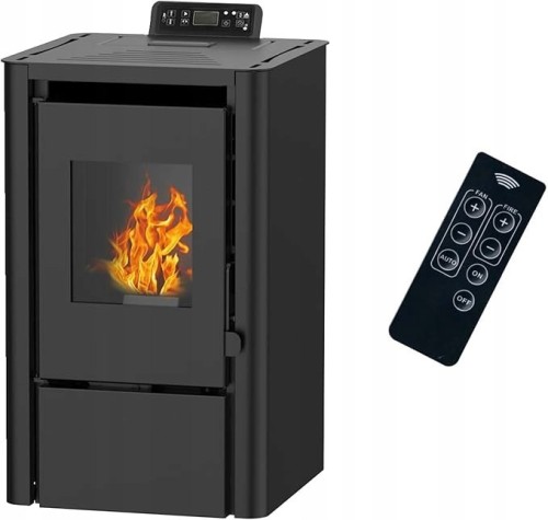 Piec powietrzny na pellet Sannover Anita 7,6 kW czarny