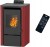 Piec powietrzny na pellet Sannover Anita 7,6 kW bordowy