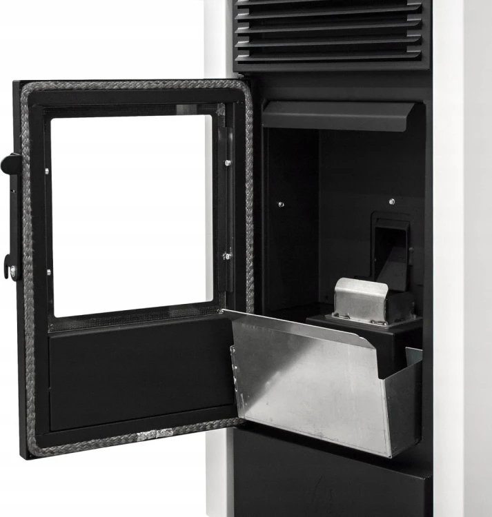 Piec kominek na pellet Italia California 8kw biały
