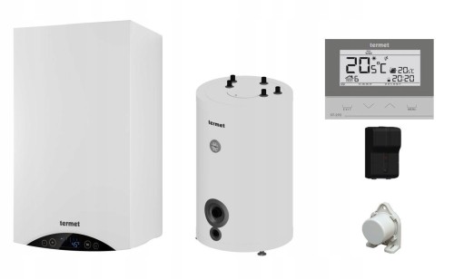 Pakiet kocioł gazowy GOLD II PLUS 20 zasobnik PLUS 100 WKP58S1V2100E/PLAT