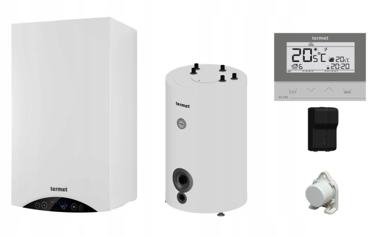 Pakiet kocioł gazowy GOLD II PLUS 20 zasobnik PLUS 100 WKP58S1V2100E/PLAT