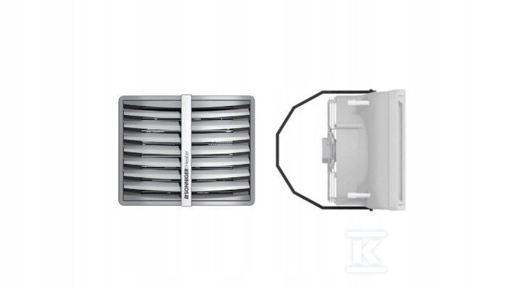 Nagrzewnica wodna HEATER CONDENS CR1 (10-30 kW) z konsolą obrotową