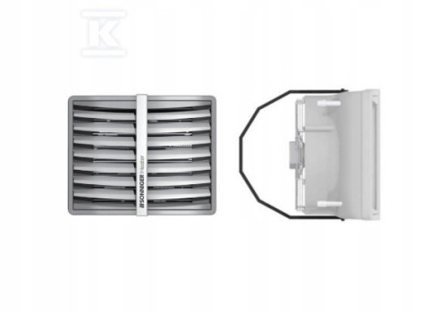Nagrzewnica wodna HEATER CONDENS CR3 (20-70 kW) z konsolą obrotową