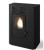 Piec piecyk kominek na pellet Eva Calor Nella Slim 9 kW z DGP czarny
