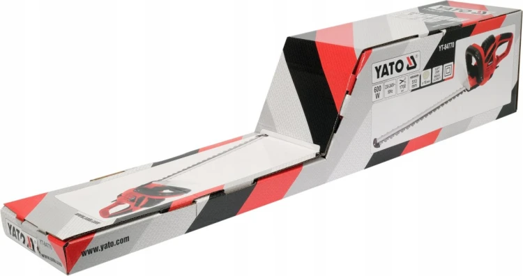 NOŻYCE ELEKTRYCZNE 600W 51cm DO PRZYCINANIA ŻYWOPŁOTU KRZEWÓW GAŁĄZEK YATO