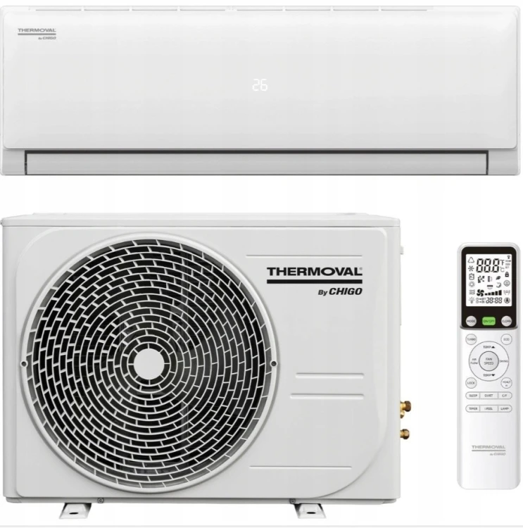 Klmatyzator ścienny SAGA TVK-S35 moc 3,5 kW/12 BTU zewnętrzna wewnętrzna