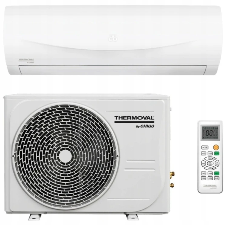 Klimatyzator ścienny EIGO TVK-E25 moc 2,5 kW/9 BTU zewnętrzna wewnętrzna