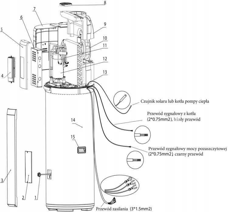 Pompa ciepła Haier HP250-M3C, 25027128