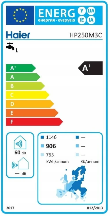 Pompa ciepła Haier HP250-M3C, 25027128