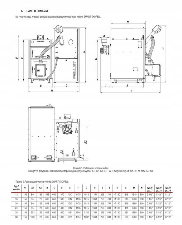 Kocioł na pellet SMART EKOPELL 20 kW - wersja lewa Defro KCO-SMP-20-L