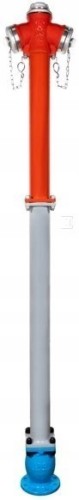 Hydrant zewnętrzny nadziemny UNO, łamany, DN80, PN16 (seria KR231)