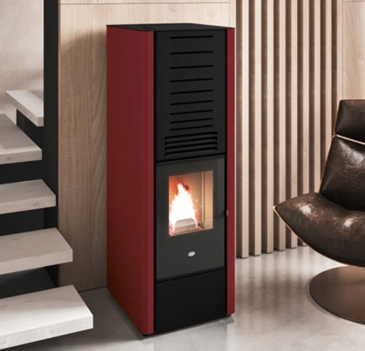Piec na pellet Eva Calor Karen 9 kW duży zbiornik na pellet 45kg