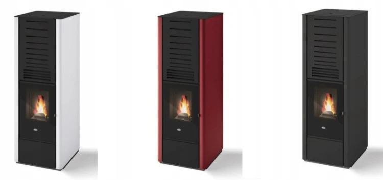 Piec na pellet Eva Calor Karen 9 kW duży zbiornik na pellet 45kg