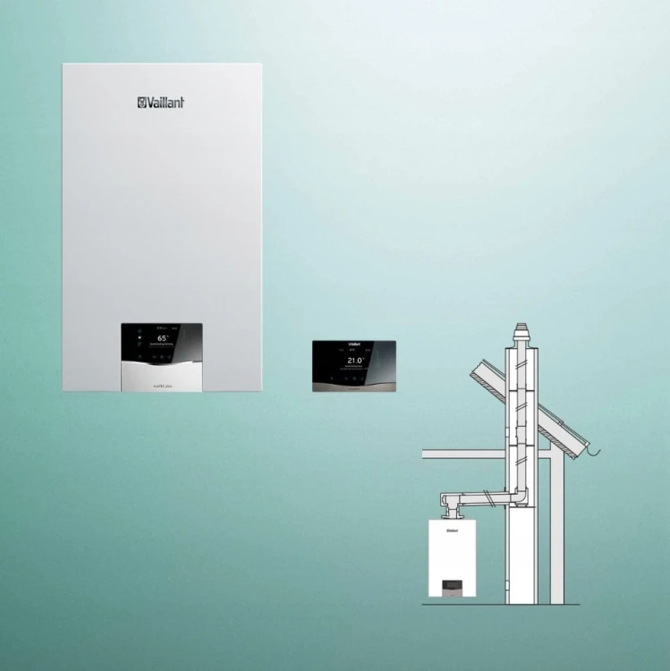 Piec Kocioł Vaillant dwufunkcyjny VCW 32CS/1-5 (N-PL) z regulatorem VRC 720