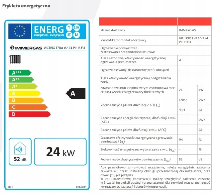 Kocioł kondensacyjny Immergas 24 kW