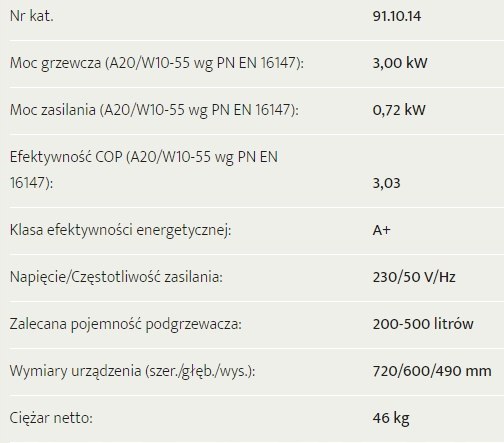 Ekologiczna powietrzna pompa ciepła do c.w.u. Hewalex PCWU 3kW