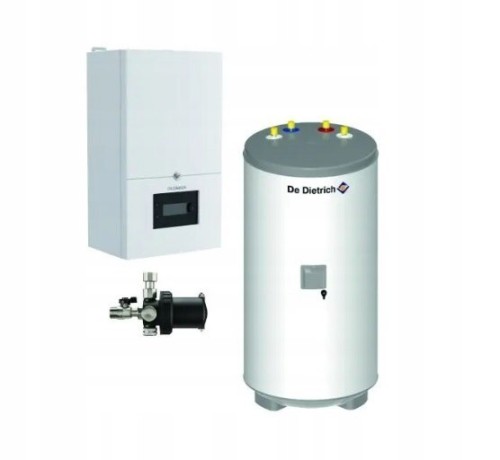 Pakiet kocioł gazowy kondensacyjny MCR4 24/AQUAvie 125 + XS90 De dietrich
