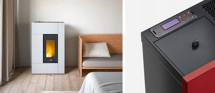 Piec na pellet Cadel Spirit 5,2 kW biały