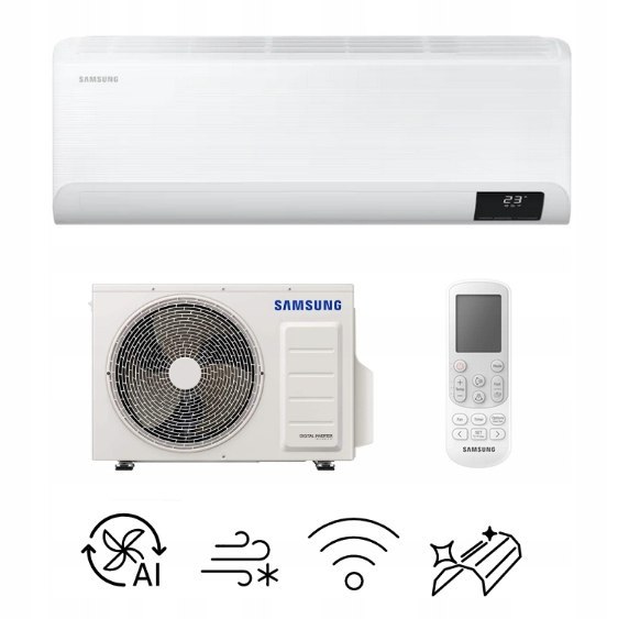 Samsung klimatyzator CEBU 3,5 kW R32 AR12TXFYAWKNEU + AR12TXFYAWKXEU