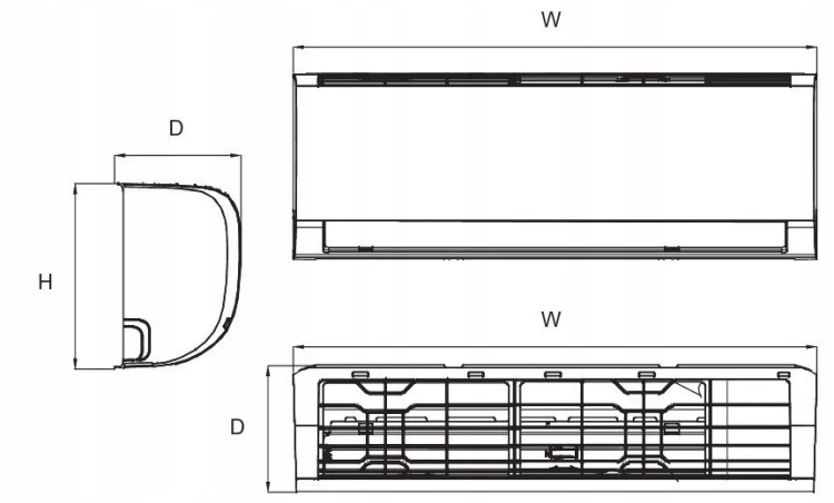MDV Klimatyzator FROST 2,6/2,9 kW ZFR-09N8-A1