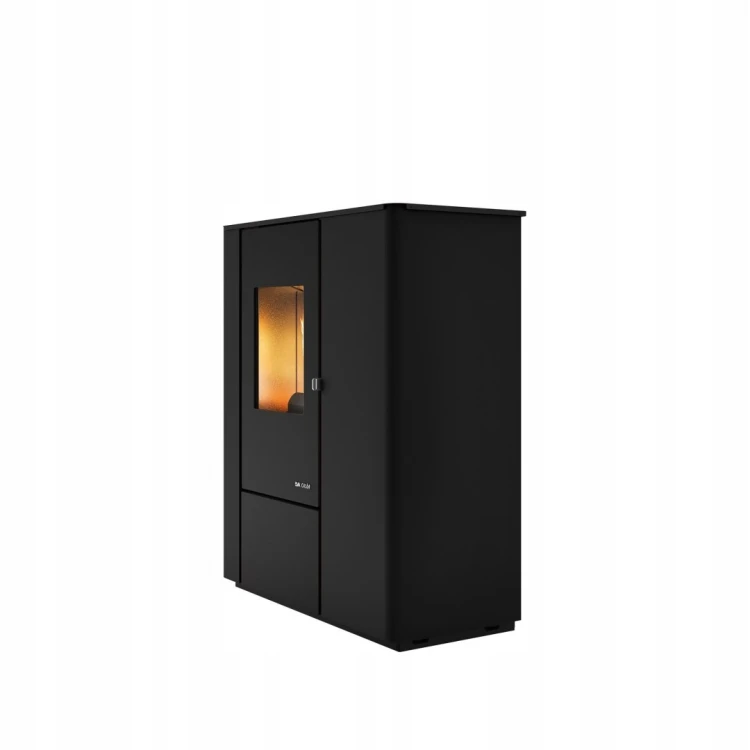 PIEC NA PELLET Eva Calor Vale 8 kW z nadmuchem czerwony