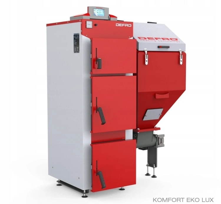Kocioł na ekogroszek KOMFORT EKO LUX 15 kW lewy Defro KCO-KE-15-LUX-L-C45