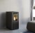 PIEC NA PELLET EVA CALOR Thelma 9 kW z nadmuchem czarny